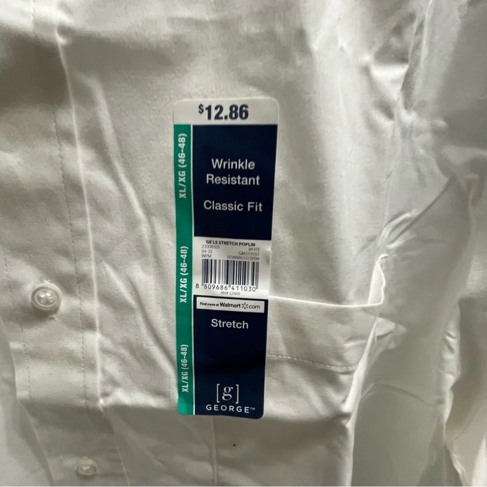 - George Classic Fit LS shirt Size XL (46-48) - Picture 9 of 14